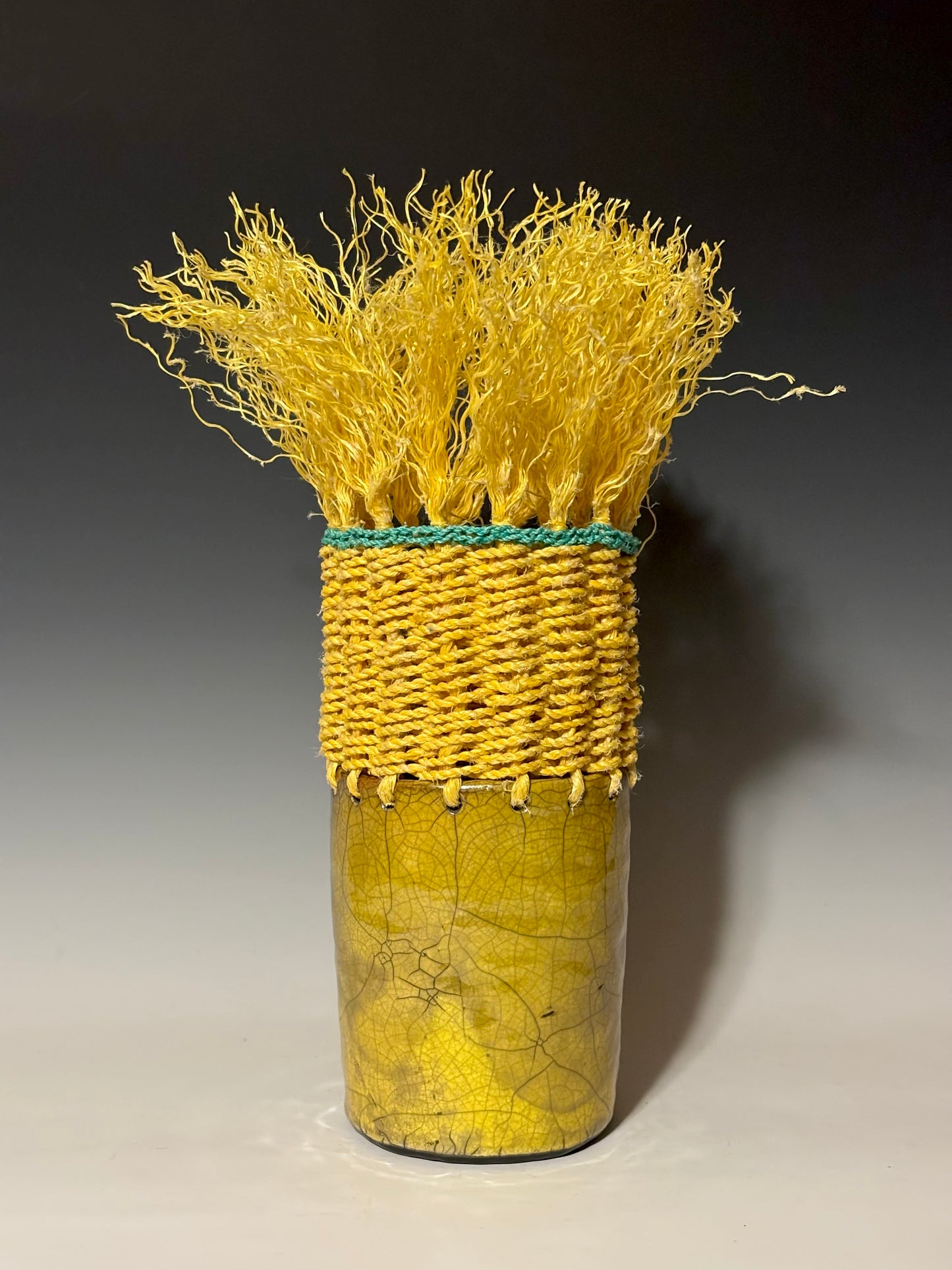 Reclaimed Fishing Rope Pot