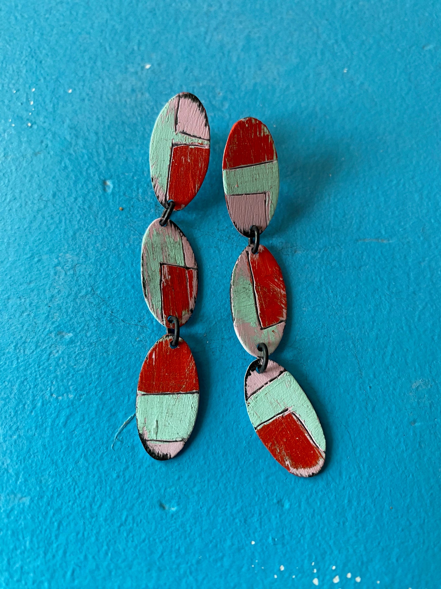 Mark Making Earrings- Drop Version
