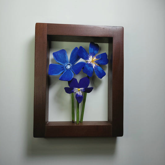 Wildflowers in hanging frame