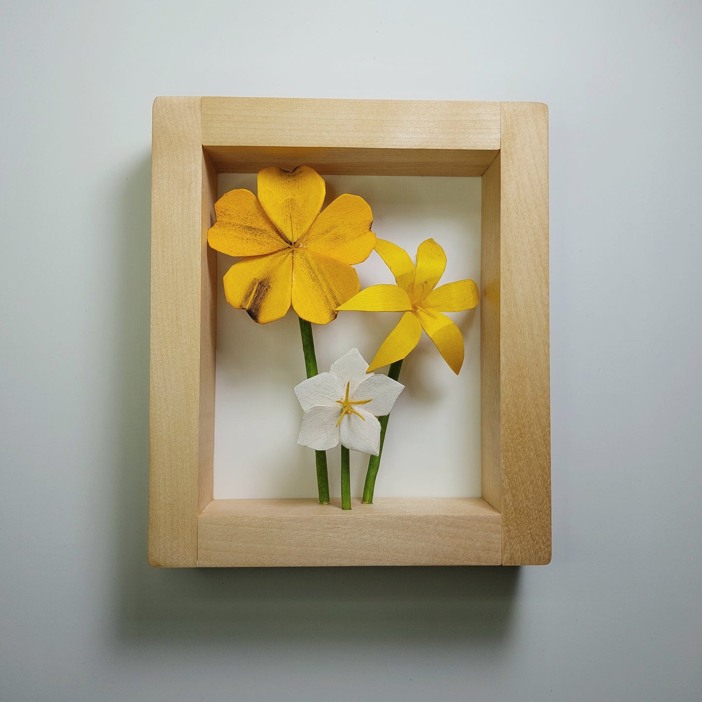 Wildflowers in hanging frame