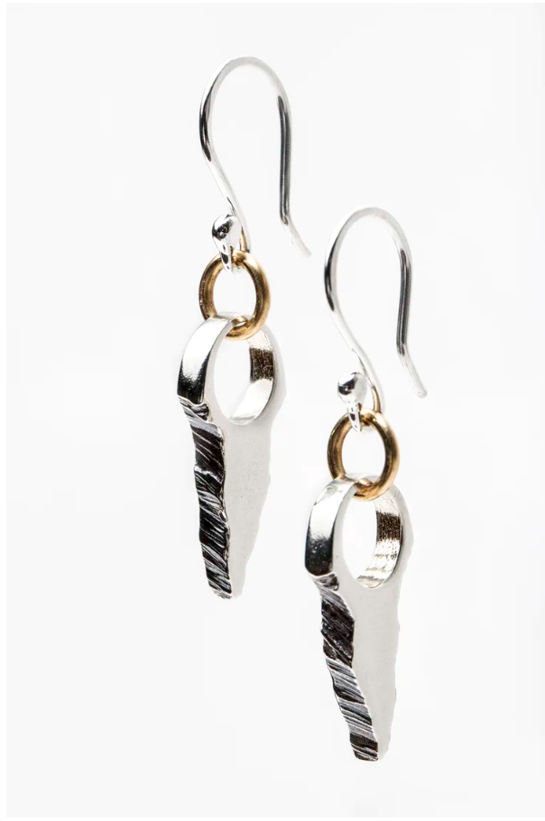 Guard Earrings silver