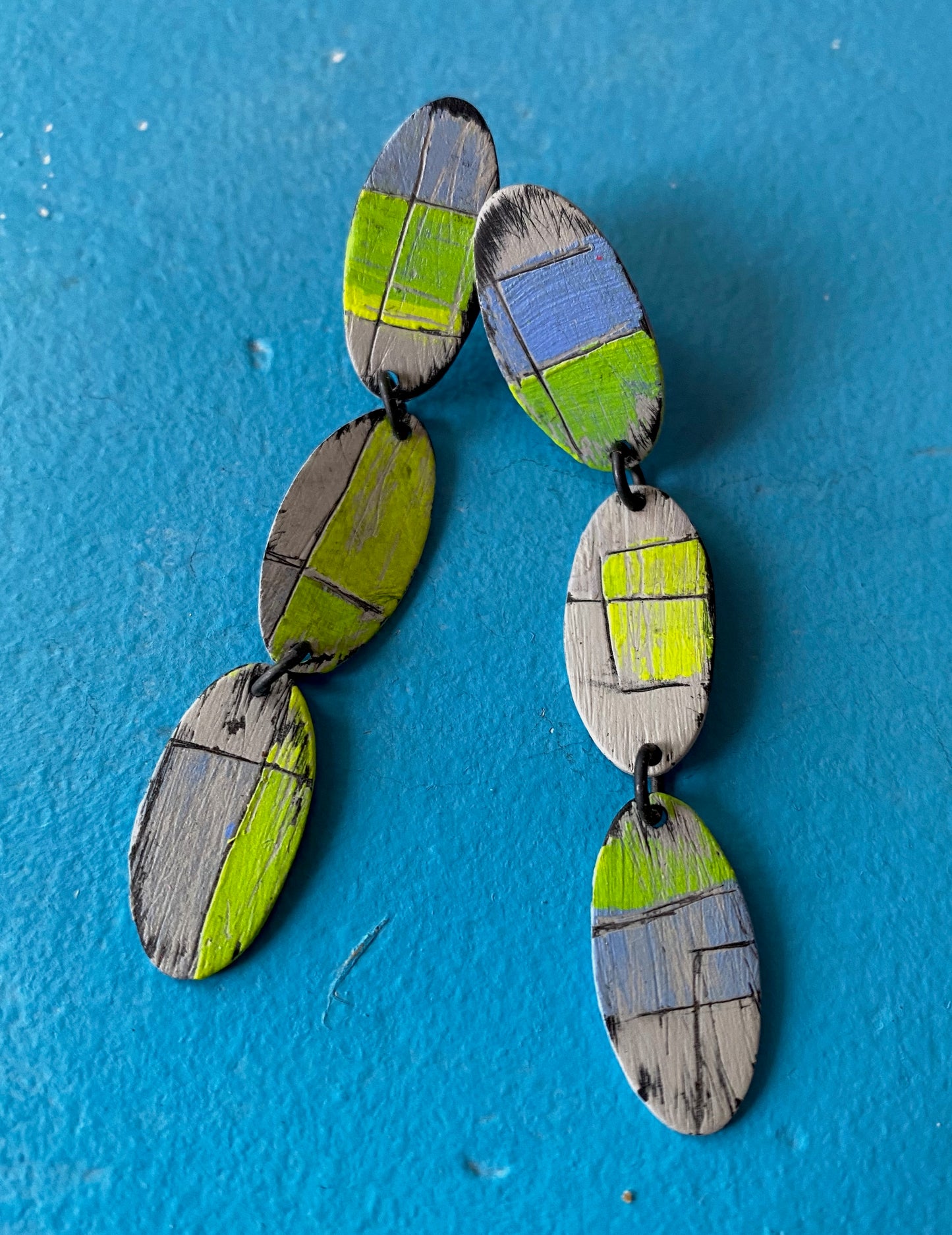 Mark Making Earrings- Drop Version